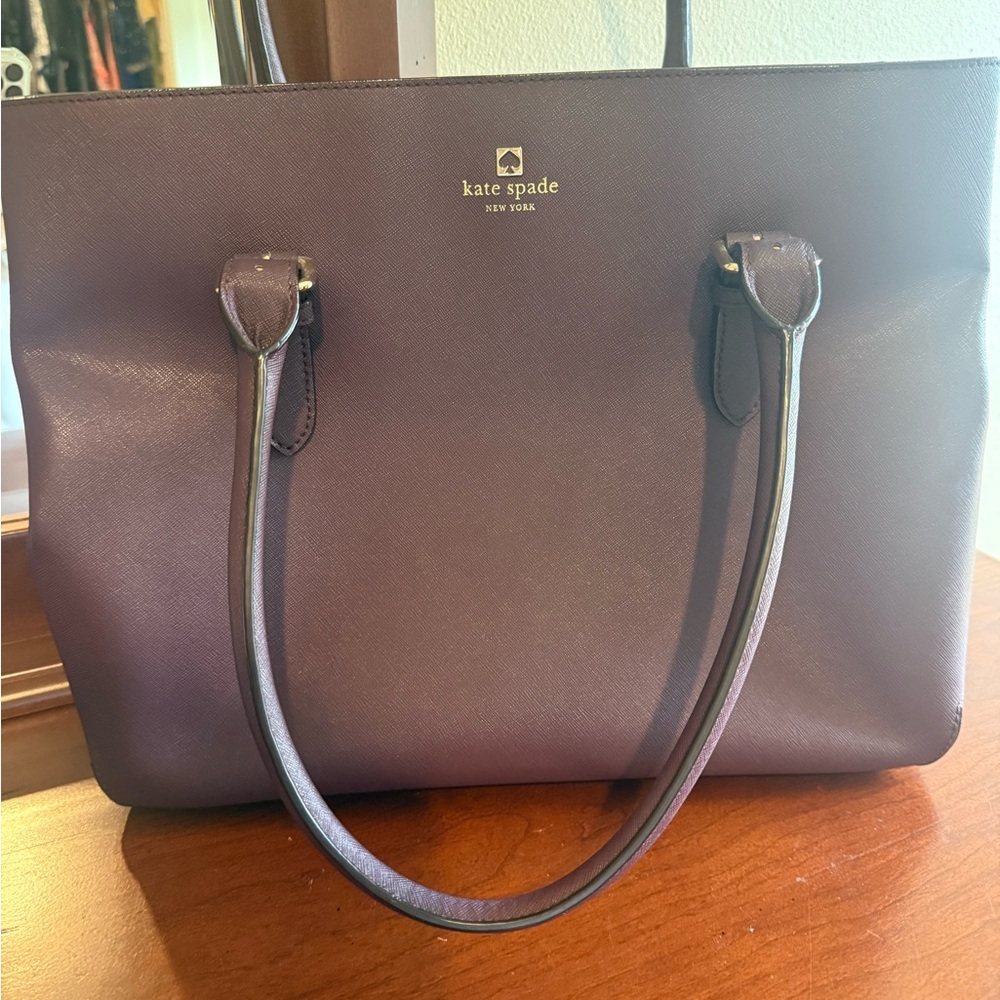 Kate Spade Deep Purple Tote Bag